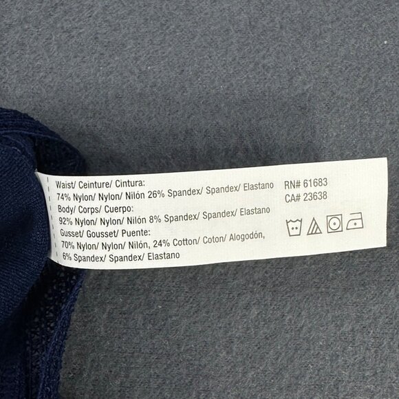 Jockey Women's Size Medium 6 Panty Thong Smooth And Shine Blue New With Tags - Picture 7 of 10